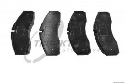 TRUCKTEC AUTOMOTIVE 0235242 -  Комплект тормозных колодок, дисковый тормоз